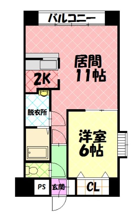 ノルテ3条通の間取り