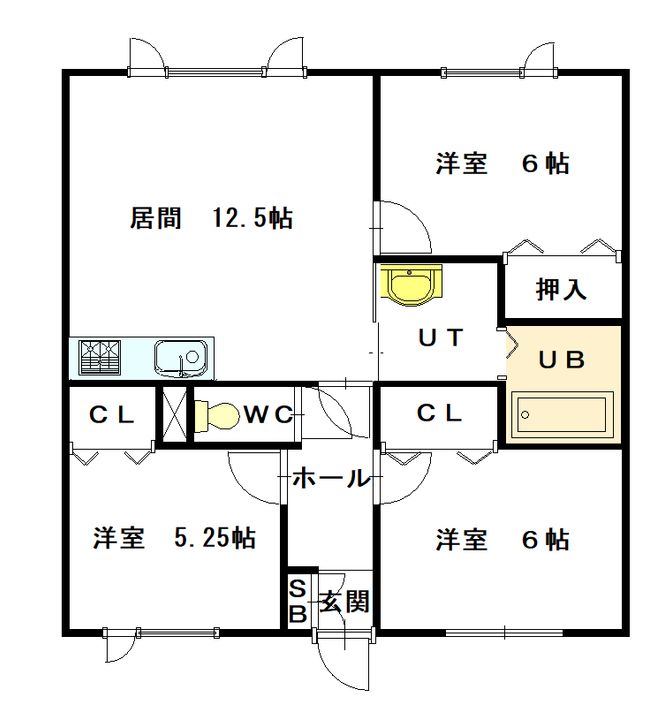 C.Hトヨオカ 1.6202の間取り