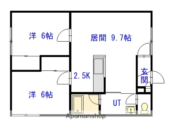グランディールの間取り