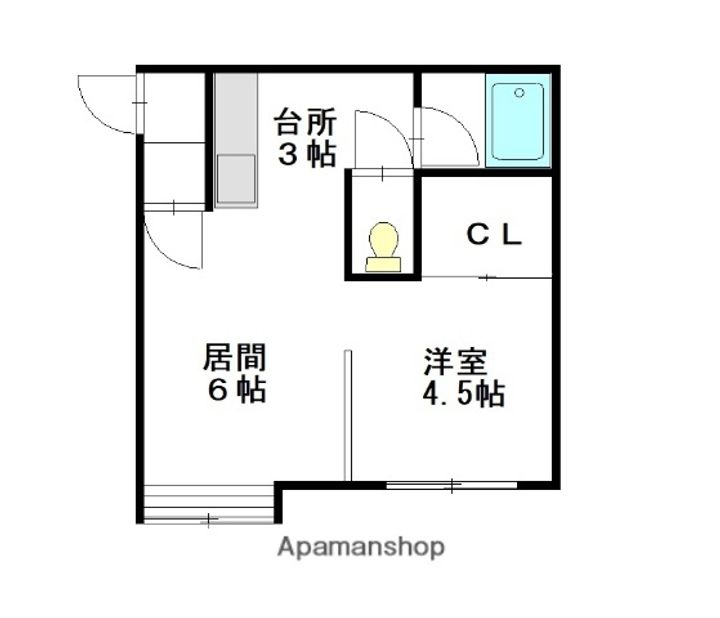 パールセント413の間取り