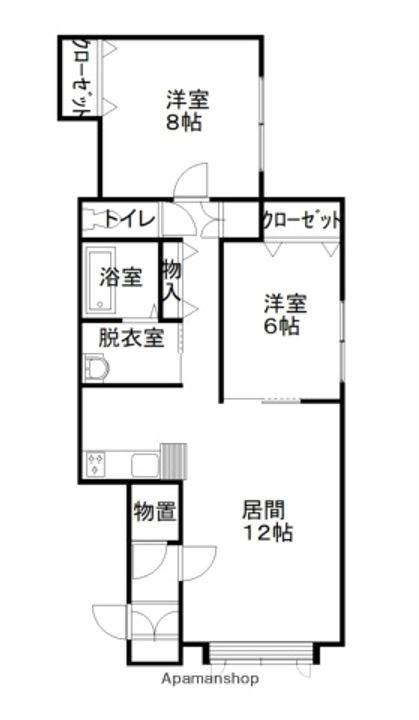 アレスAの間取り