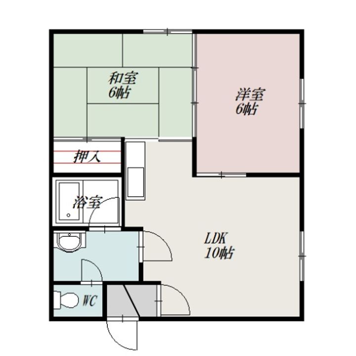 ヤマザキコーポ5.16の間取り