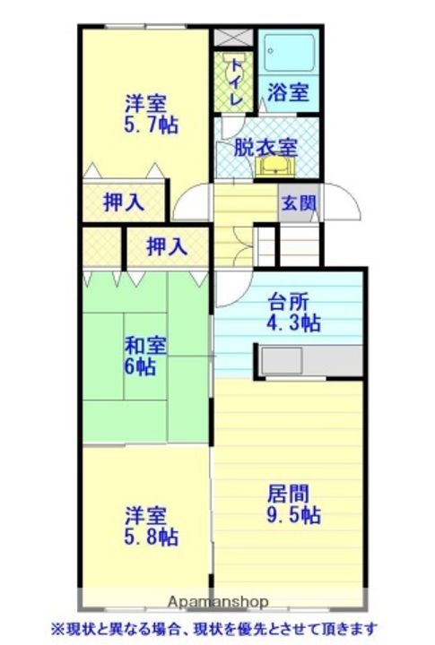 レジデンスすみのいの間取り