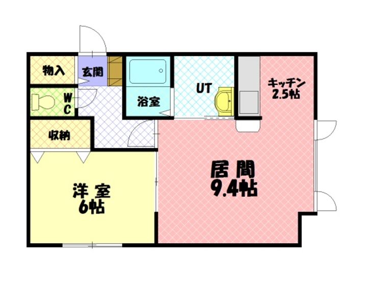 ビナイン優の間取り