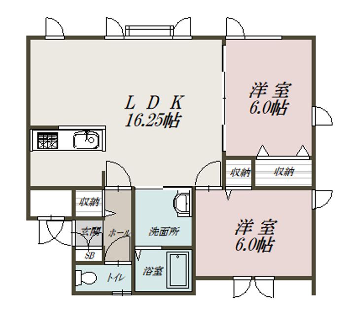 WILL B203の間取り