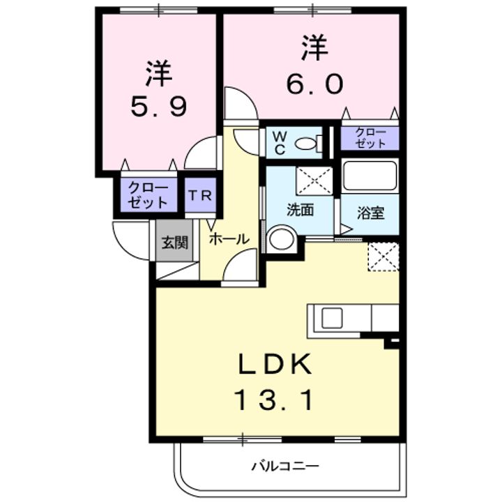 ヴィラ・ファイターの間取り