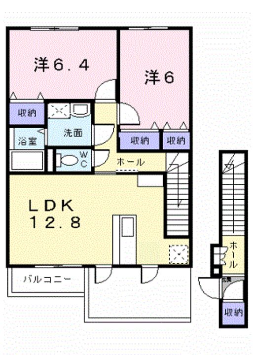 ジェルメスクエアの間取り