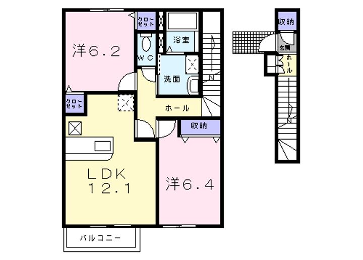 クレメントの間取り