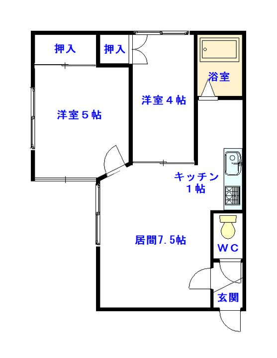 ローナ202の間取り
