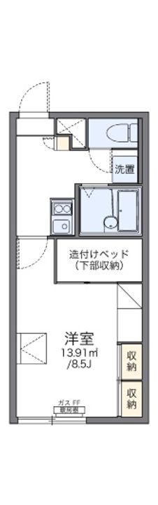 レオパレスTOKO74の間取り