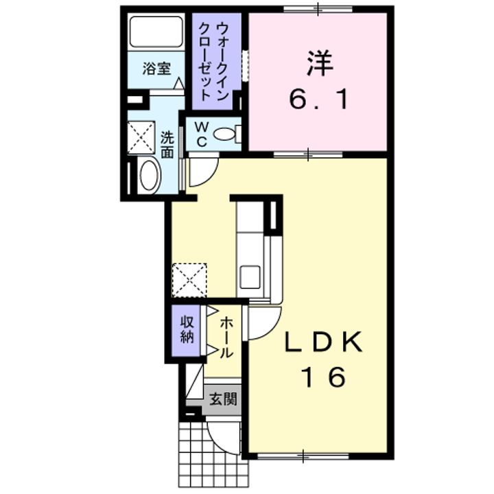 ビリーブ グットⅡの間取り