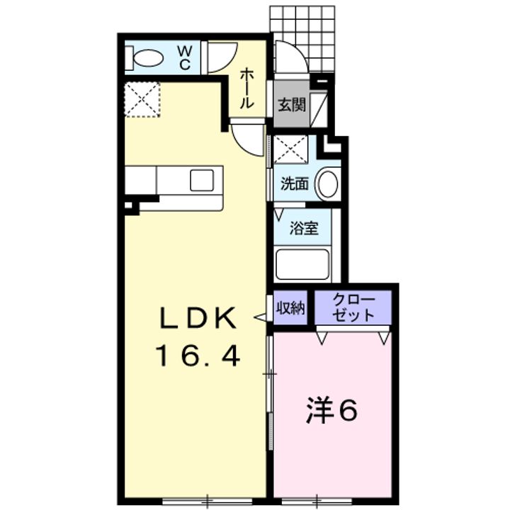 ユニバースの間取り