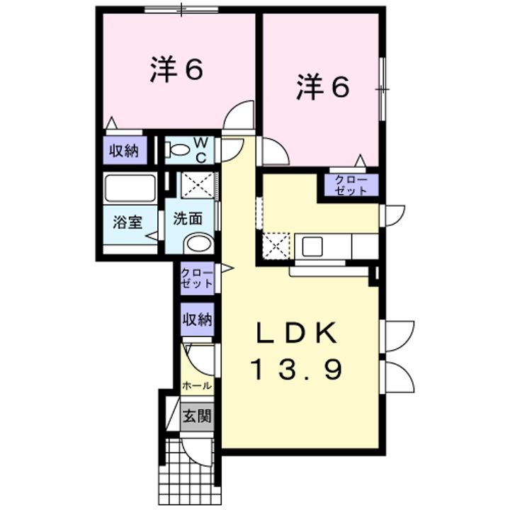クレメントの間取り