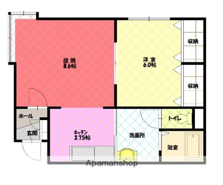 チェリー2.3の間取り