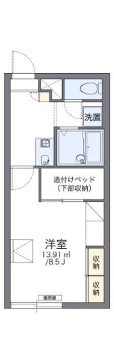 レオパレスJKの間取り