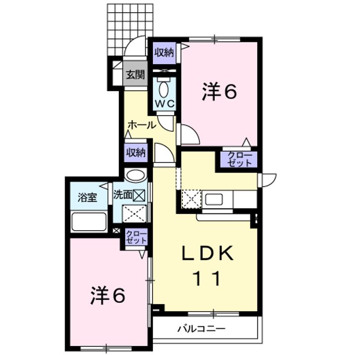 モデルノの間取り