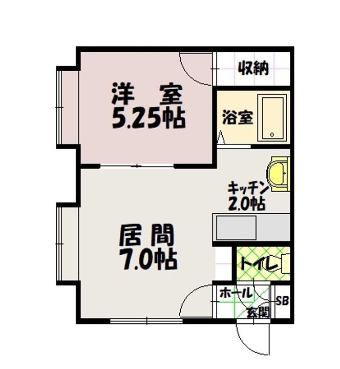 ルピナス近文の間取り