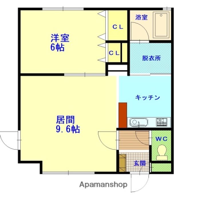 ダモイ7716の間取り