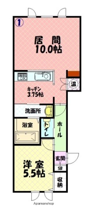 EST CORTEの間取り