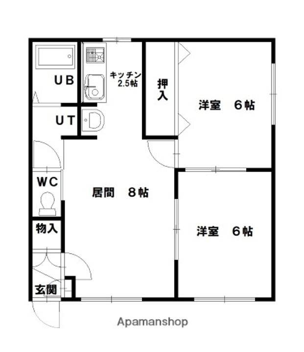 豊岡4.7オリーブハウスの間取り