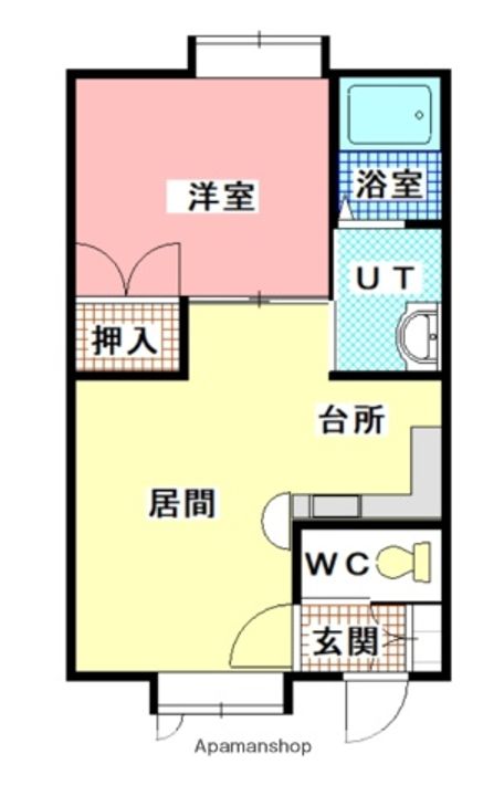サイレンス2206Bの間取り