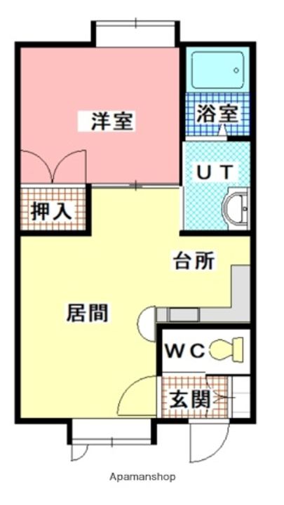 サイレンス2206Bの間取り