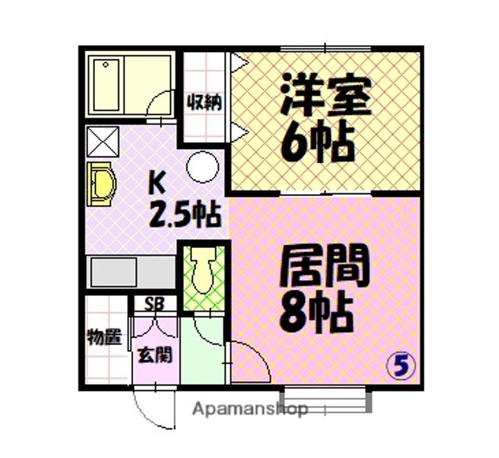 ジュリBの間取り