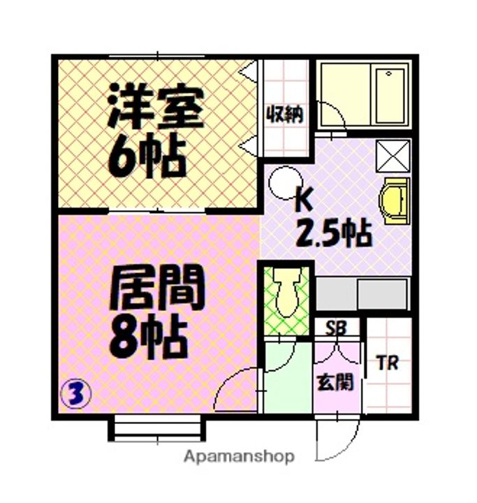 ジュリBの間取り