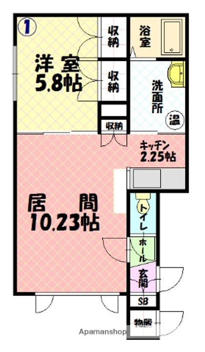 LIBERALⅡの間取り