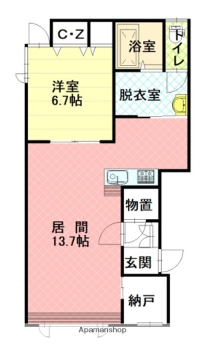 リリヴァレⅠの間取り