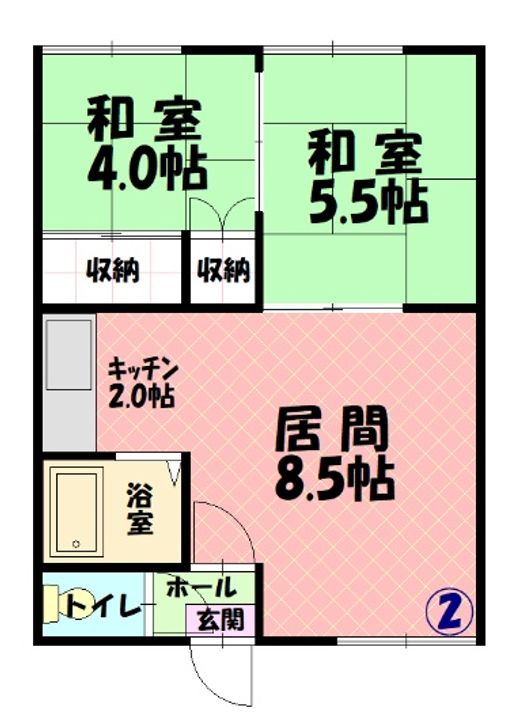 シティハイムパセオの間取り