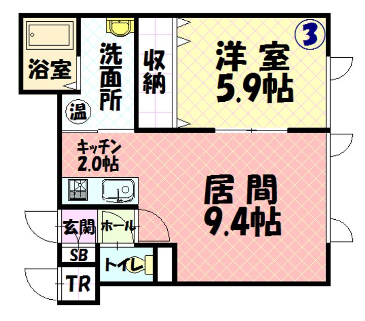 GRAMPIA6−2の間取り