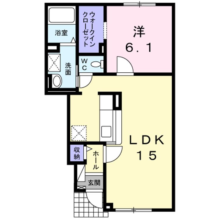 プリュスアムールの間取り