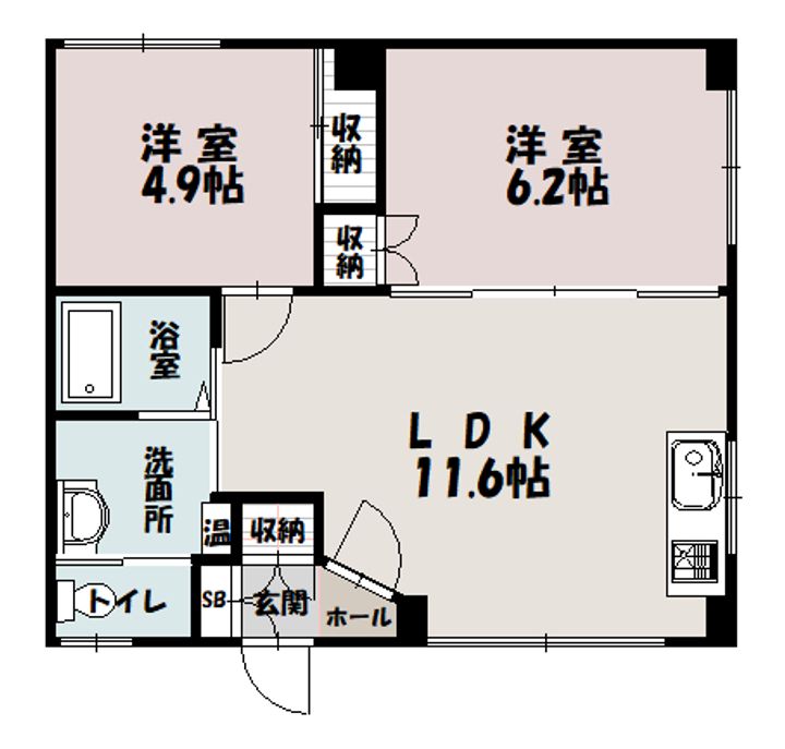 カノン214201の間取り