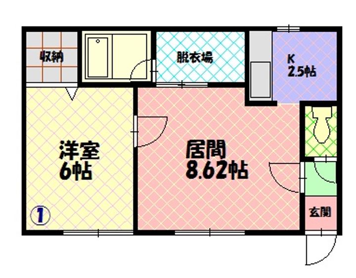 スーパーマンの間取り