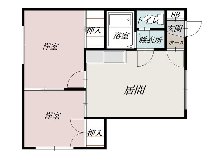 レオナ東光6・6の間取り