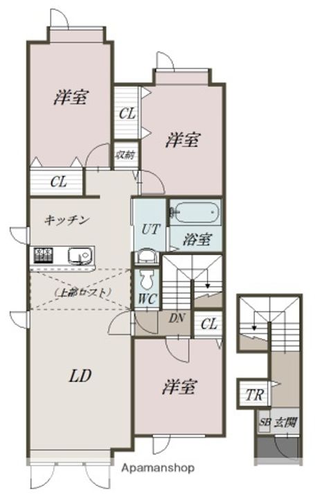ニューエスパニア9の間取り