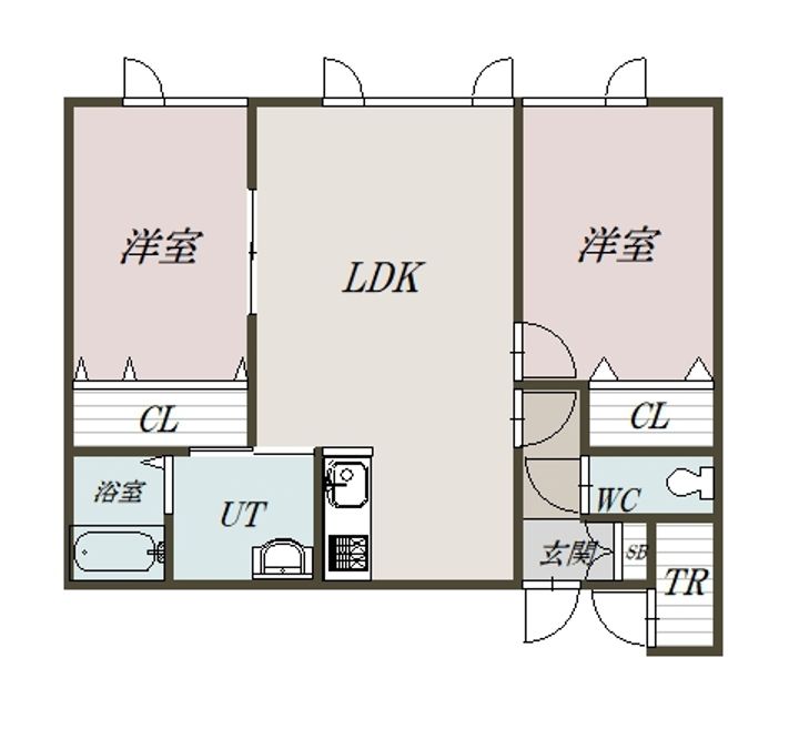 グランピアKAGURA6.10の間取り