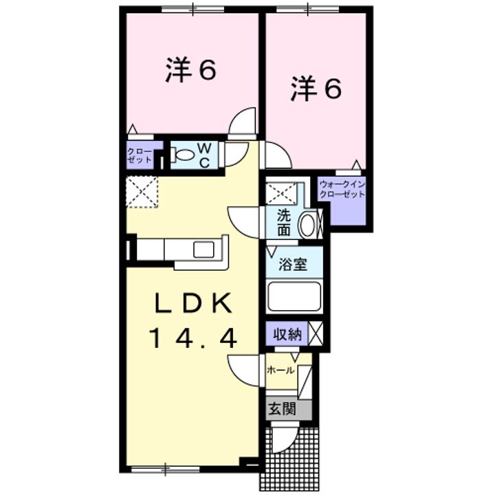 ビリーブグットⅤの間取り
