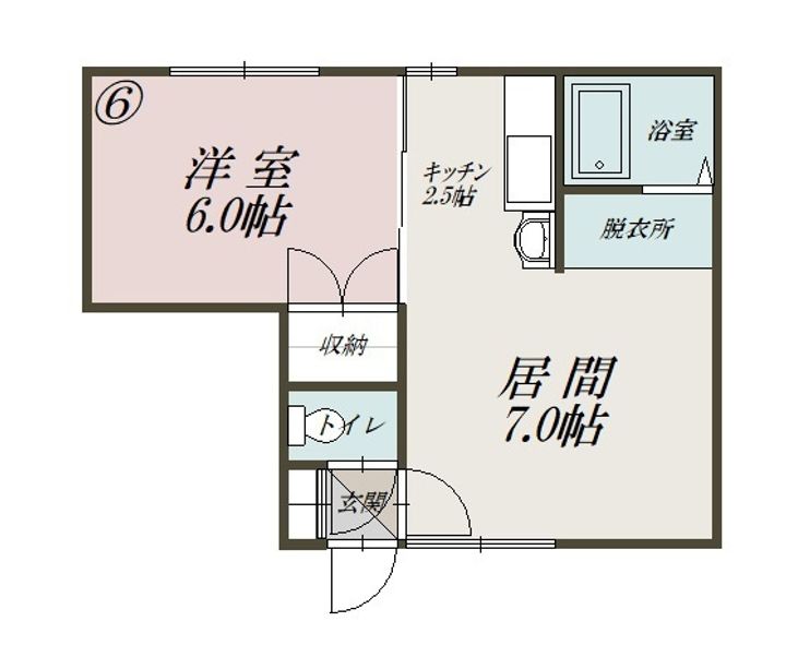 キャッスル東光の間取り