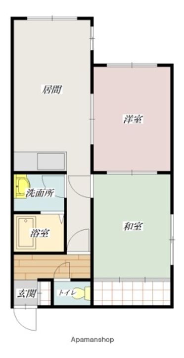 ビッグマンション7B棟の間取り