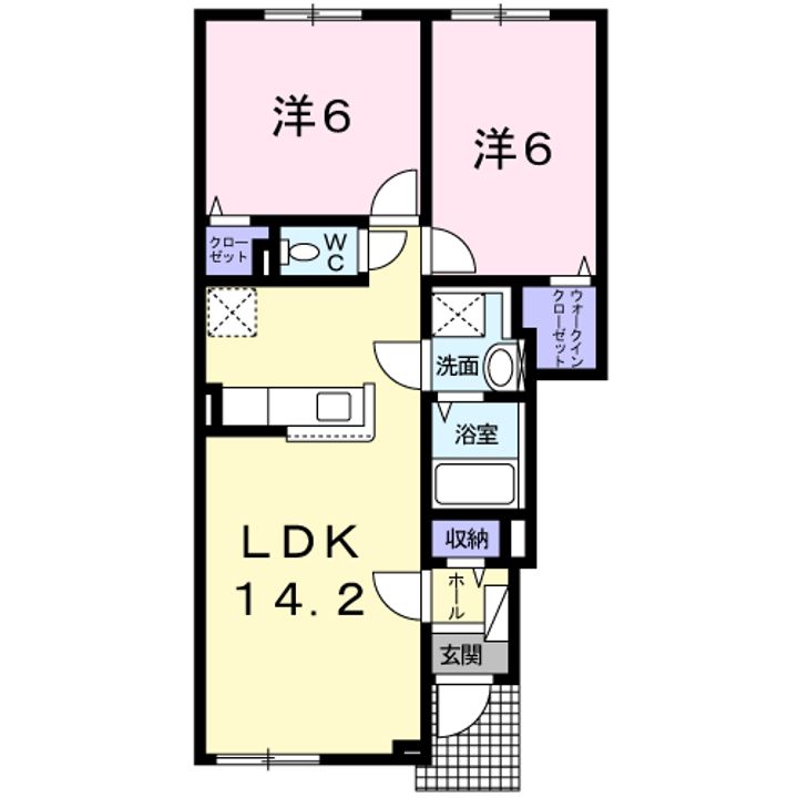 ベレット2020の間取り