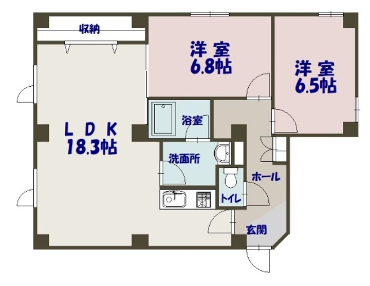 シャトレー3.1の間取り