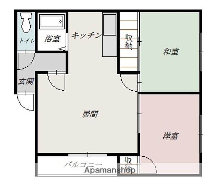 ビレ西山の間取り
