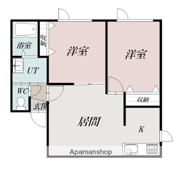 シティハイムAYAの間取り