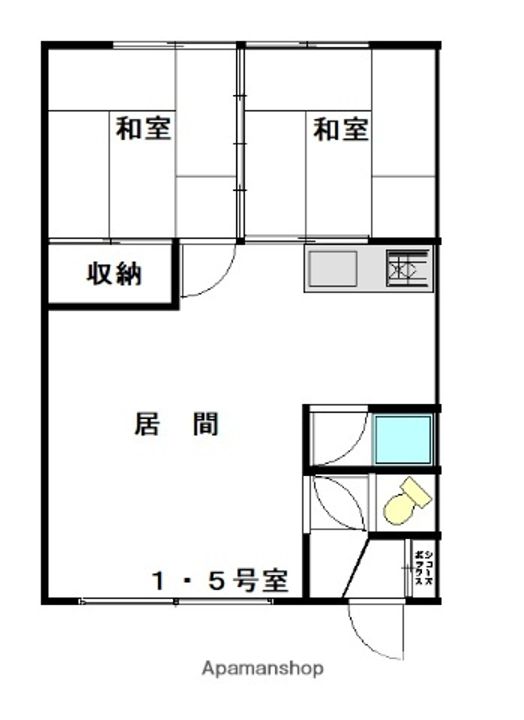 コーポ第2YMの間取り