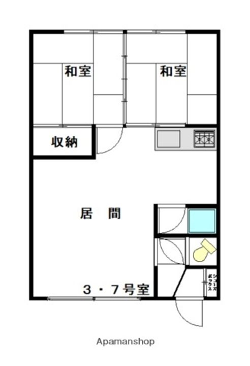 コーポ第2YMの間取り