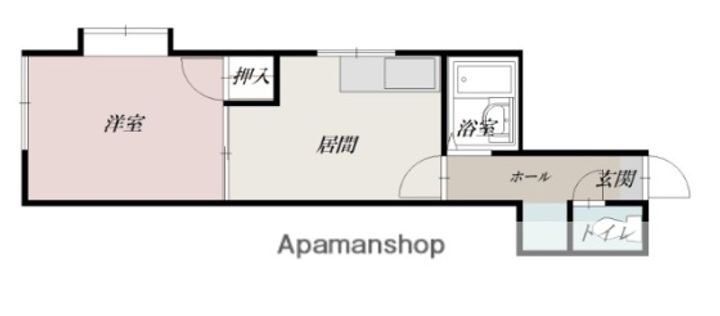 レオパレス東光第1の間取り