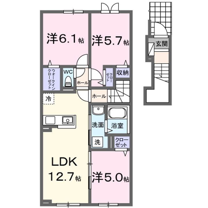 モンターニャⅠの間取り