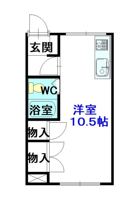 東堂ビル202の間取り